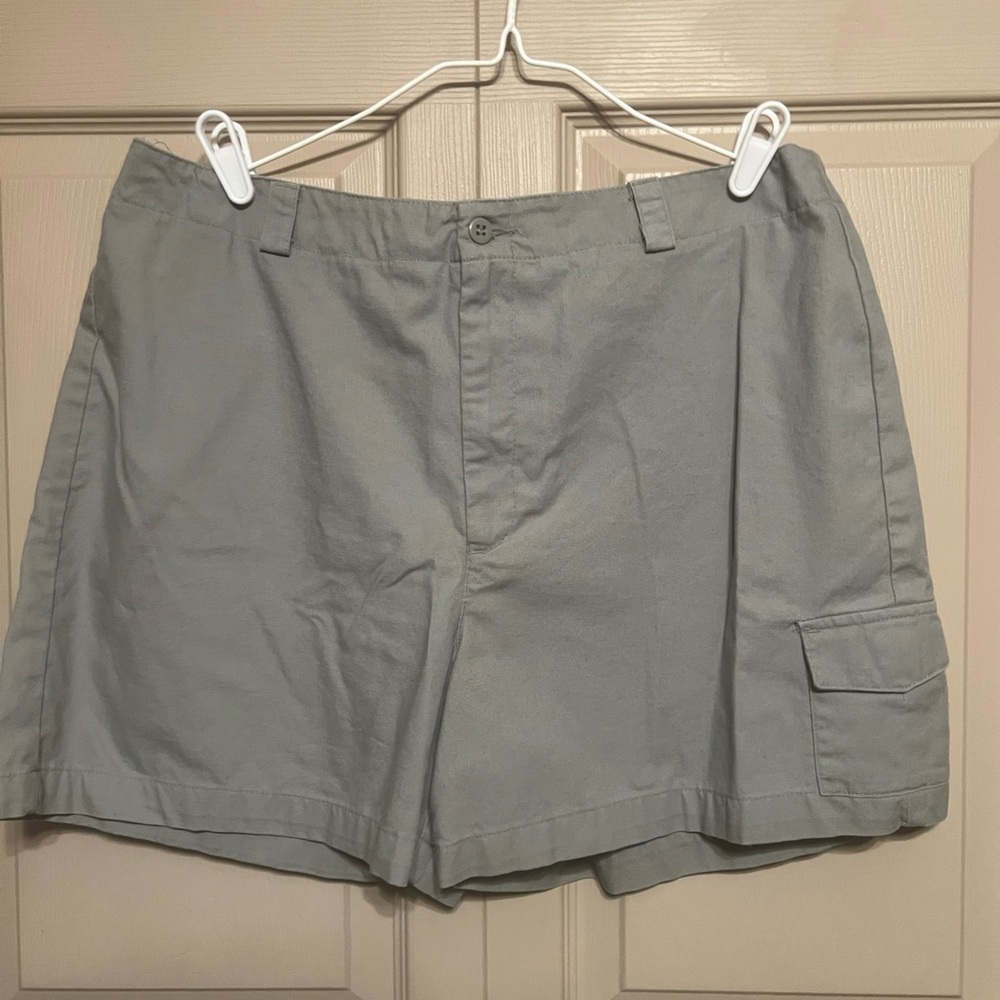 Dockers Gray Cargo Shorts Casual Cotton Blend